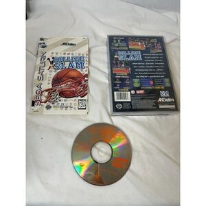 College Slam (Sega Saturn, 1996) COMPLETE IN BOX (CIB), Rare